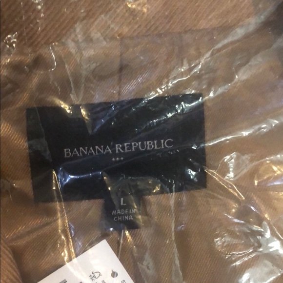 🎉NEW ⭐️🎉HOST PICK! 🤩⭐️🎉 Banana Republic Twill Trench Coat- Camel Color SZ L - Picture 6 of 9